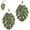 2Pcs-A, variant on 2Pcs Monstera Deliciosa Hand Towel - Leaf Shaped Hand Towel with Hanging Loop, Hanging Coral Fleece Leaf Hand Towels, Fluffy Quick Dry for Kitchen & Bathroom (2Pcs-B)
