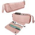 thumbnail image 2 of Hair Tool Travel Bag Curling Iron Hair Straightener 2-in-1 Hot Tool Travel Box Storage Bag,Pink, 2 of 7