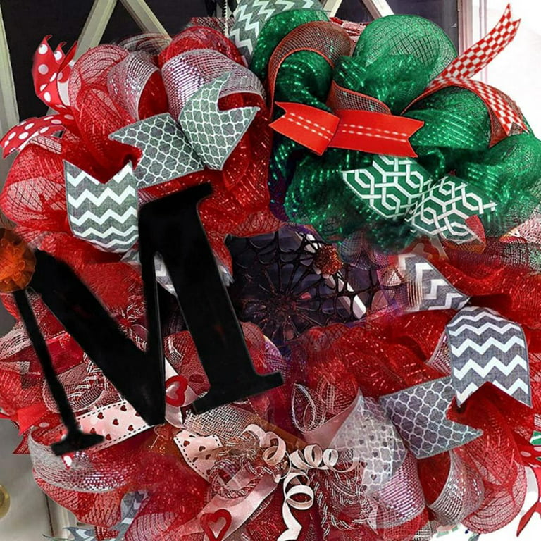 Poly Mesh Ribbon Christmas, Christmas Ribbons Crafts
