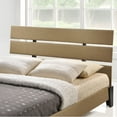 thumbnail image 5 of Modway Rhiannon Diamond Tufted Velvet Wood Queen Bed in Walnut/Charcoal, 5 of 6