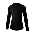 thumbnail image 6 of Women's Compression Tops Performance Athletic Long Sleeve Shirt Moisture Wicking Workout T-Shirt Tops, 6 of 6