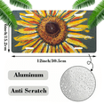 thumbnail image 2 of 1 Pcs 2D Flat License Plate Covers & Frames, Sunflower For Decorative Front, Waterproof For Decoration Aluminum License Plate Covers & Frames Cover For Men Women, 12" X 6", 2 of 7