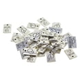 thumbnail image 3 of dijes grabados antiguos 50 Uds. Rectángulo De Plata Tibetana Sonríe Mucho/enamórate Encantos Sonríe Mucho Sonríe mucho Magideal dijes grabados antiguos, 3 of 7