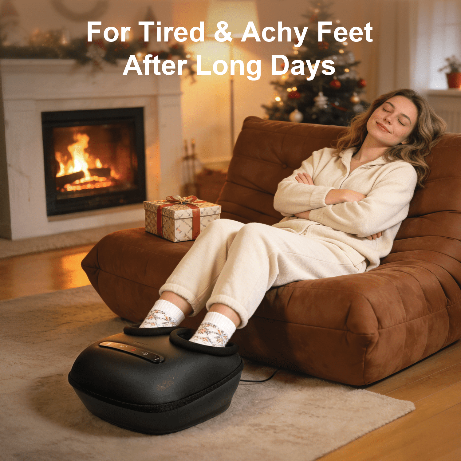 Nekteck Foot Massager with Heat, 2026 New Electric Shiatsu Foot Massage Machine for Your Feet Circulation, Plantar Fasciitis Relief & Neuropathy, 3 Intensity Levels, FSA Eligible Gifts for Men Women