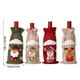 thumbnail image 3 of Funda para botella de vino, funda con cordón de Navidad, fundas universales para champán, ropa de de comedor, accesorios de Navidad para Kits de decoración para fiestas Muñeco de nieve/Verde Monstrate HA068081-01, 3 of 6
