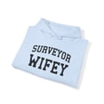 thumbnail image 4 of Surveyor Wife Husband Wedding Anniversary Hoodie, Gifts, Hooded Sweatshirt, 4 of 4