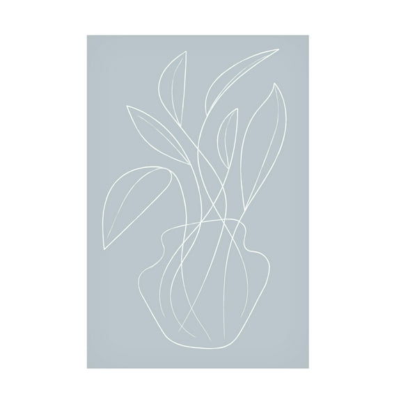 Trademark Fine Art Pictufy Studio Vase Lines Canvas Wall Art