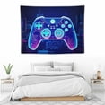 thumbnail image 3 of GOSMITH  game themed tapestry wall hanging, UV reaction game boy tapestry on game wall, game room bedroom party office tapestry, 3 of 7