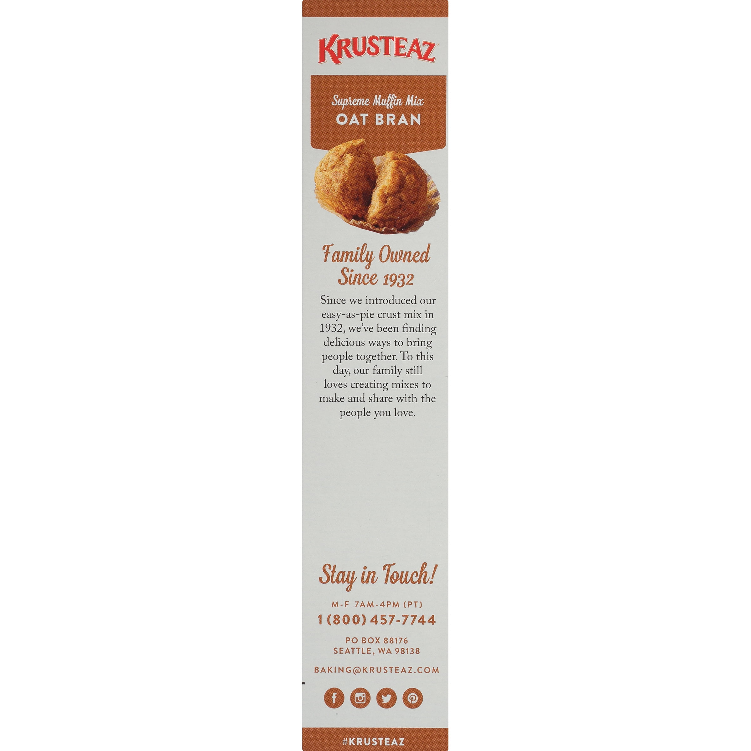 Krusteaz Oat Bran In Mix 14 Oz Krusteaz Oat Bran In Mix 14 Oz