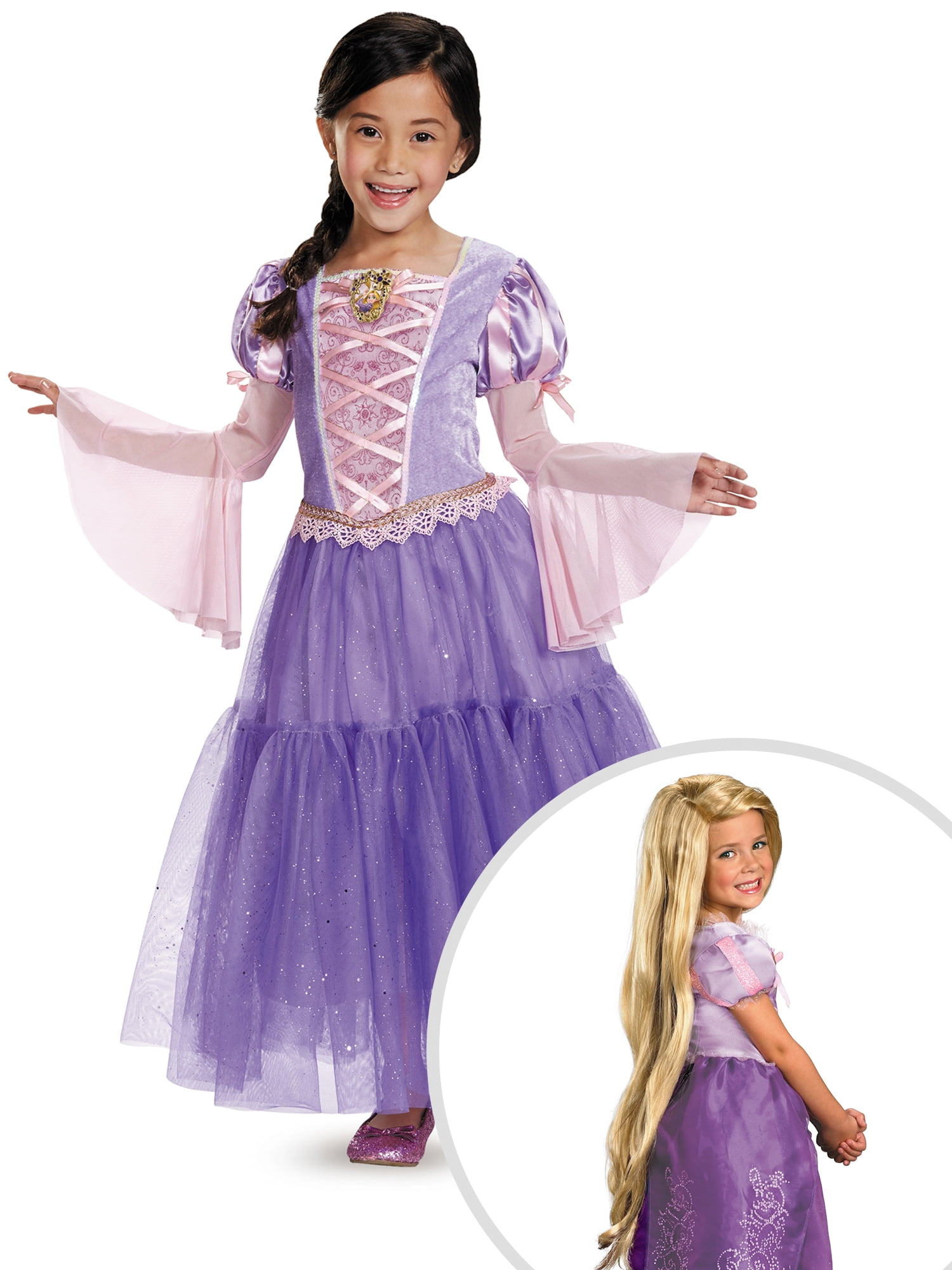 Disney's Tangled Rapunzel Deluxe Costume for Kids and Tangled TM