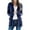 Navy, variant on Turilly Womens Jackets Ladies Women's Boho Patchwork Cardigan Long Sleeve Open Front Knit Sweaters Coat Pockets