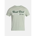 thumbnail image 5 of Father's Day Men's Best Dad By Par Graphic Tee by Way to Celebrate, Sizes XS-5XL, 5 of 5