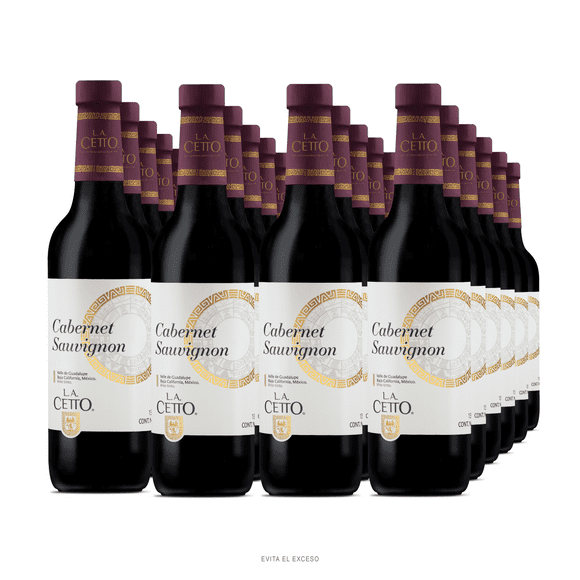 Cabernet Sauvignon L. A. Cetto Caja de 24 Botellas de 375ml