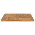 thumbnail image 2 of vidaXL Table Top Solid Teak Wood Square 80x80x2.5 cm, 2 of 5