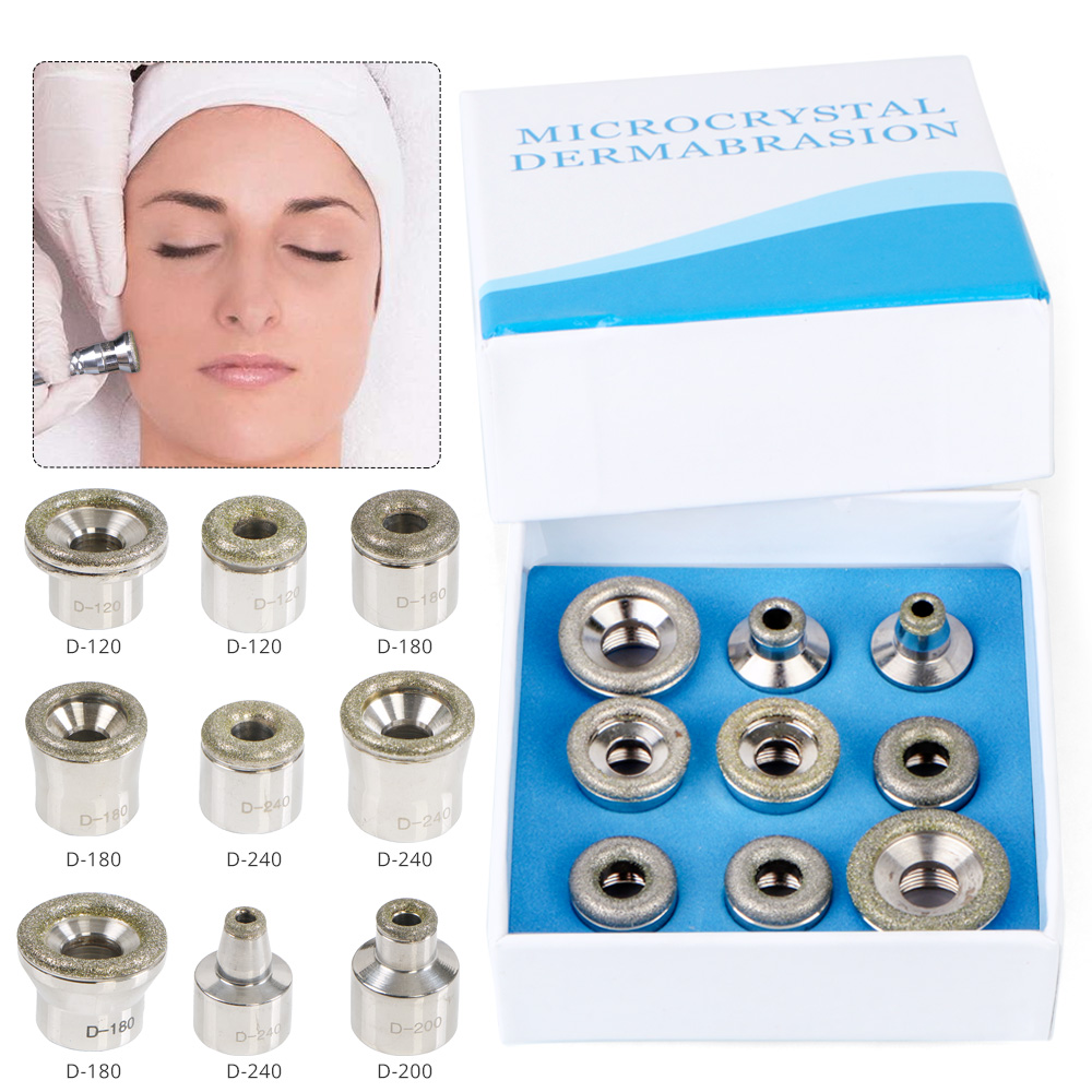 Mieauty Diamond Microdermabrasion Tips Replacement for Diamond Tip