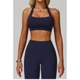 thumbnail image 4 of Sujetador deportivo  for mujer, cuello cuadrado, sin costuras, acolchado, for yoga, entrenamiento, camiseta sin mangas, 4 of 6