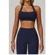 thumbnail image 4 of Sujetador deportivo  for mujer, cuello cuadrado, sin costuras, acolchado, for yoga, entrenamiento, camiseta sin mangas, 4 of 6