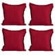 thumbnail image 1 of Cojin Decorativo Cuadrado Set de 4 Red Rojo, 1 of 4