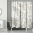 thumbnail image 2 of Creative Products Beige Fern Collage 71x74 Shower Curtain, 2 of 2