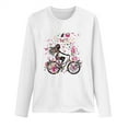 thumbnail image 4 of Mingw Womems Colored Tees Graphic Casual Womens Sweatshirts Crewneck Long Sleeve Tops Oversized Pullover Sweatshirt for Women, 4 of 4