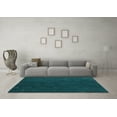 thumbnail image 3 of Ahgly Company Indoor Round Abstract Light Blue Contemporary Area Rugs, 8' Round, 3 of 4