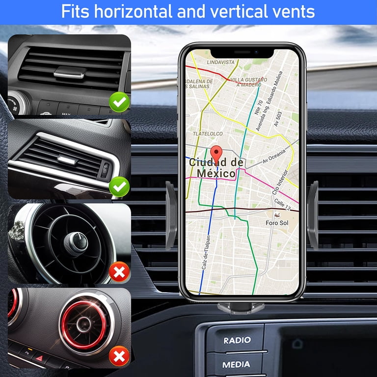TUKEFEV Magnetic Phone Holder Patch - Folding Universal Dashboard Car Navigation Stand With 360