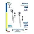 thumbnail image 2 of Matraca Doble Cuadro 1/4 -3/8 Longitud 7 F5150 Surtek Surtek F5150, 2 of 3
