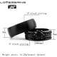 thumbnail image 2 of Set de Anillos de Pareja LOVERSRING 18k Chapado en Oro Negro Mujer y Hombre Negro LOVERSRING L3949, 2 of 2