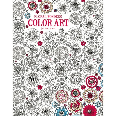 Leisure Arts Color Art for Everyone Floral Wonders Coloring Book, 1 Each