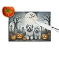 thumbnail image 2 of Old English Sheepdog Spooky Halloween Glass Cutting Board Large 12 in x 15 in, 2 of 5