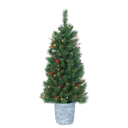 sterling tree company 4 ft potted hazelwood pine pre lit sterling tree company 4 ft potted hazelwood pine pre lit
