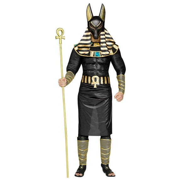 Historical Anubis Egyptian Men's Halloween Fancy-Dress Costume for Adult, Standard