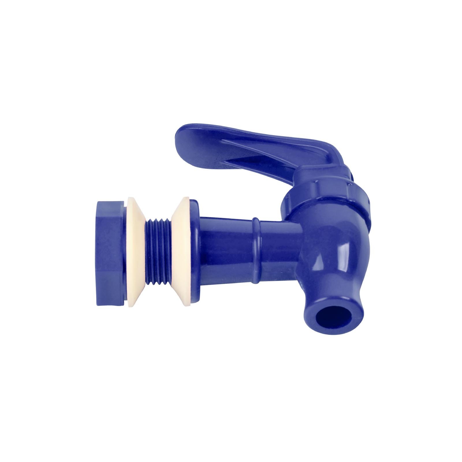 Brio Replacement Valve 6 Pack Cooler Faucet Spigot for Beverage Dispensers, Coolers, (Navy Blue)