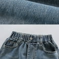 thumbnail image 5 of Ruyang Girls Jeans with Bow Lace Baggy Wide Leg Denim Pants Teen Kids Cute Fall High Waist Straight Denim Trousers with Pockets, 5 of 9