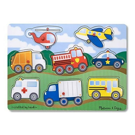 Construction Vehicles Shaped Puzzle - Melissa & Doug