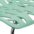 thumbnail image 6 of LeisureMod Modern Asbury Dining Chair with Chromed Legs - Set of 4-Color:Mint, 6 of 8