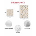thumbnail image 7 of Spring Flowers Kitchen Dish Towels for Drying Dishes Set of 3, Vintage Wildflowers Country Pastoral Plants Waffle Weave Microfiber Hand Tea Bathroom Towels Quick Dry & Absorbent Towel 12x12, 7 of 7
