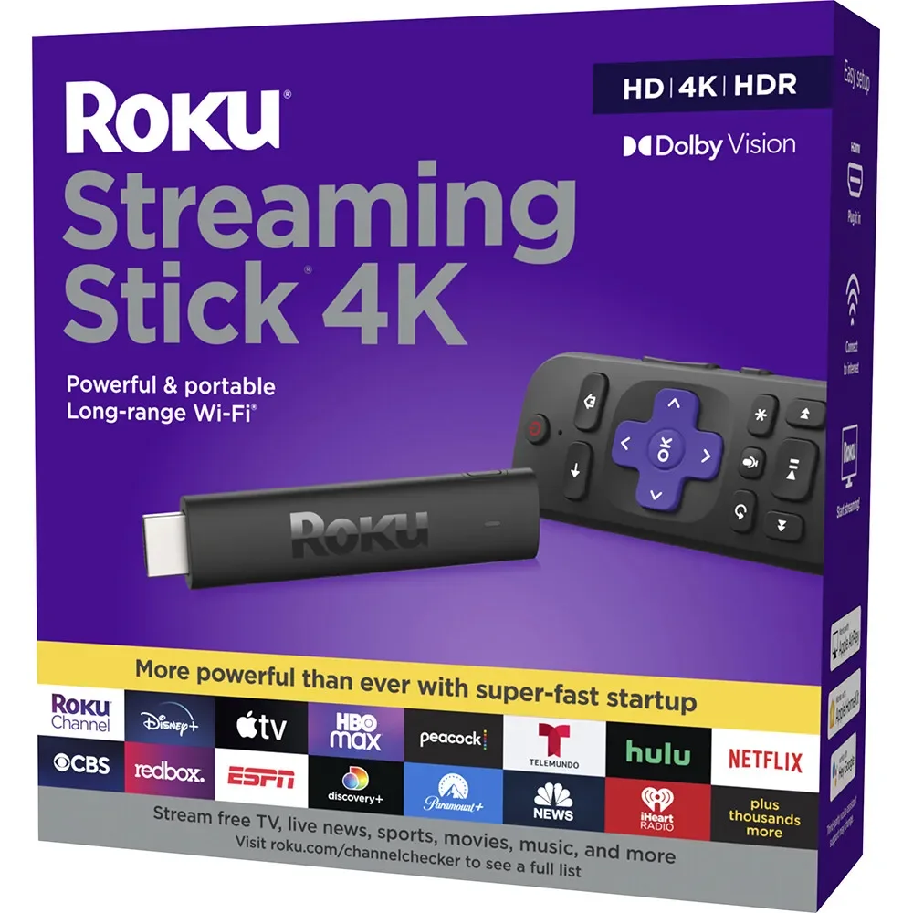 Streaming Stick 4K (2021) 4K/HDR/Dolby Voice Remote and TV Controls