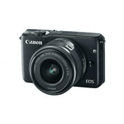 Canon EOS M10 Mirrorless Digital Camera with 15-45mm Lens (Black)