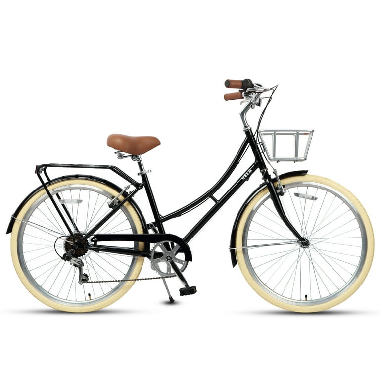 AVASTA 26 Inch Hybrid Bike, Lightweight Step-Through Hi-Ten Steel
