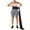 Black, variant on Women' Adjustable Hook & Loop Waist Trainer Belt - Tummy Wrap Suitable for Postpartum,,, Gym & Daily Wear - Belly Body Shaper Torso Trimmer