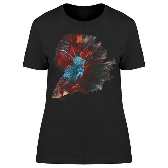 Multi Dark Color Siam Betta T-Shirt Women -Image by Shutterstock, Female x-Large