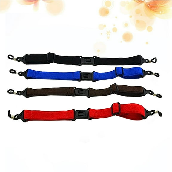 RENACLIPY Universal Fit Glasses Straps for Men Prevent Falling Eyewear Retainer for Sports 4Set