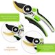 thumbnail image 5 of Forged Pruning Shears with Teflon Coated SK-5 Blade and Ergonomic Aluminum Alloy Handle, Professional Bypass Pruning Shears, Length: 215mm, 5 of 5