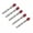 Red, variant on YAHHU Magnetic Cross Head PH2 Screwdriver Bits Set for Drywall Screws 1/4inch Shank 5 Pcs (Red)