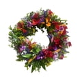 thumbnail image 1 of Corona floral Corona de flores Corona de puerta, Decoración del hogar Corona de flores artificiales para 40cm, 1 of 9