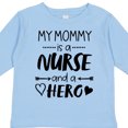 thumbnail image 4 of Inktastic My Mommy is a Nurse and a Hero Boys or Girls Long Sleeve Toddler T-Shirt, 4 of 5