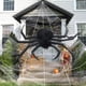 thumbnail image 4 of Inflable de araña de Halloween, decoraciones al aire libre, araña peluda negra, araña espeluznante para interiores y exteriores, accesorios para Halloween, 4 of 9