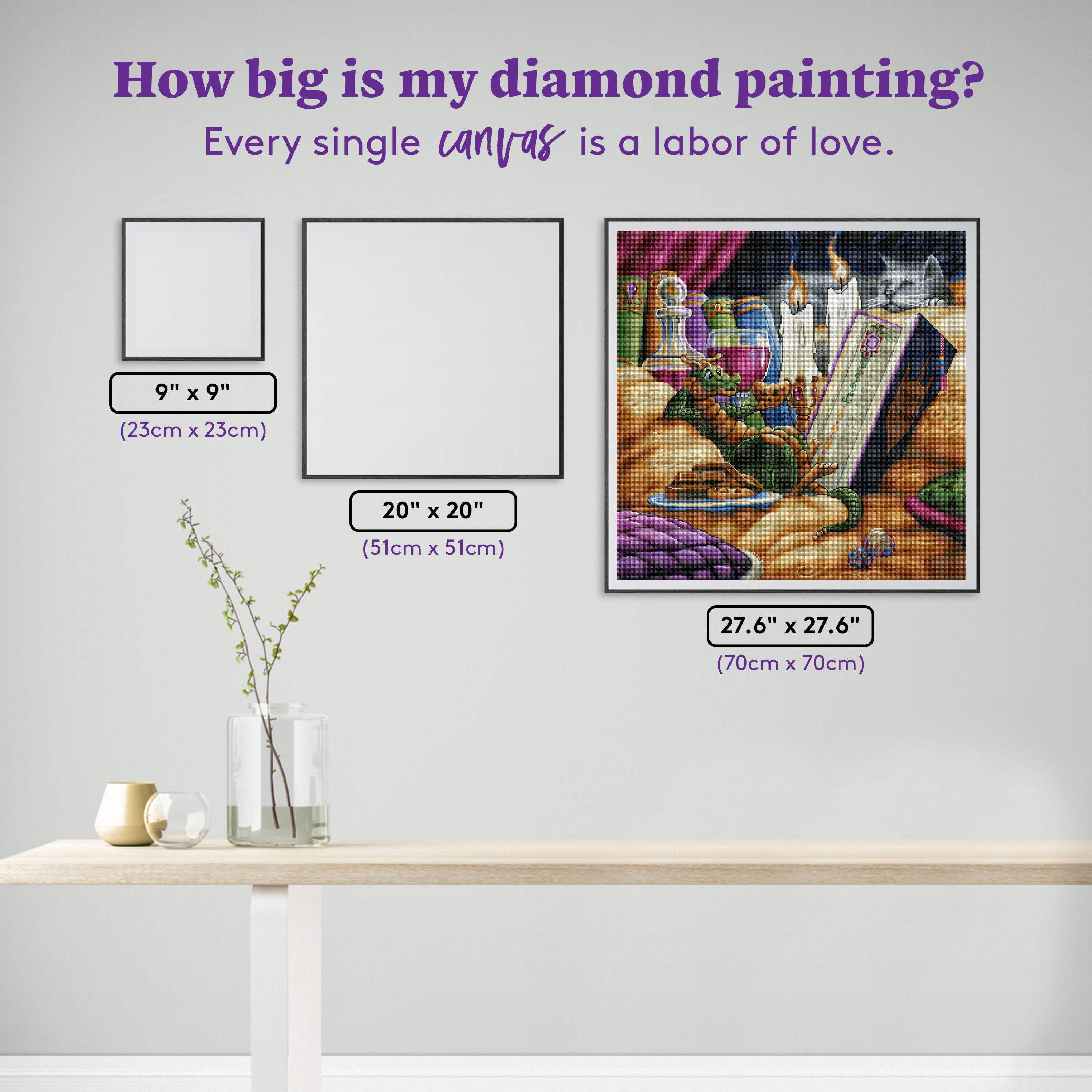 DIAMOND ART CLUB Curl Up with a Good Book Diamond Painting Kit