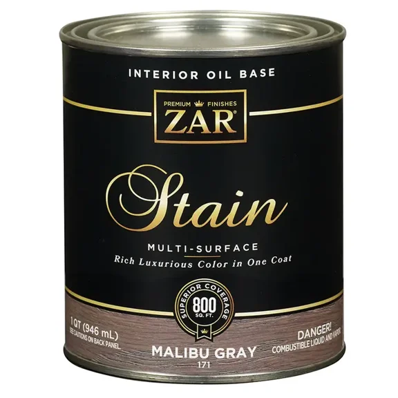 qt UGL 17112 Malibu Gray Zar Interior Oil-Based Wood Stain